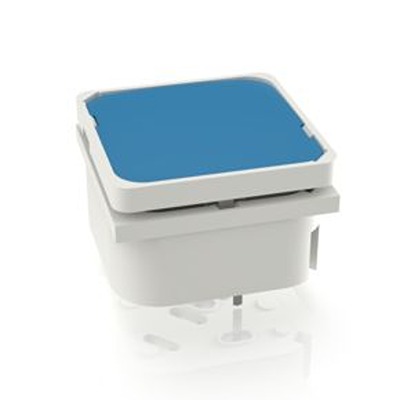 RAFI Blue Tactile Switch, 1NO 100mA 19.05mm Panel Mount