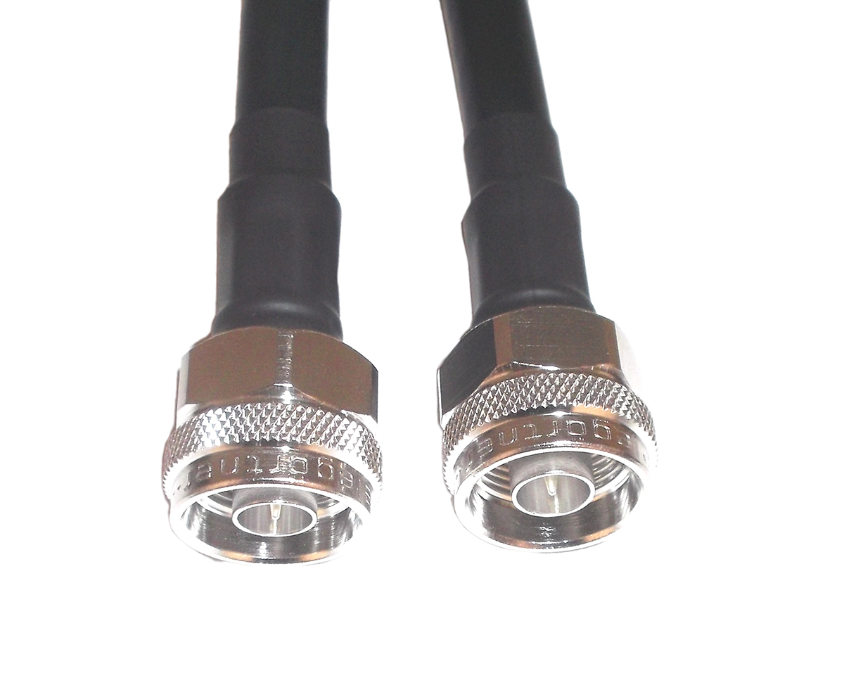 Telegartner L09999 Series, 1000 mm, RG214 Coaxial, Terminated 50 Ω