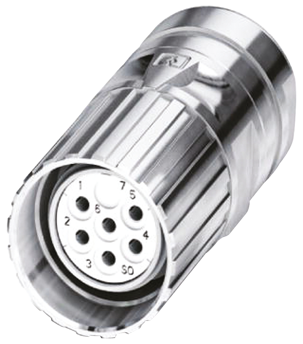 Phoenix Contact Circular Connector, Cable, M23 Connector, Socket, Female, IP67, CA Series
