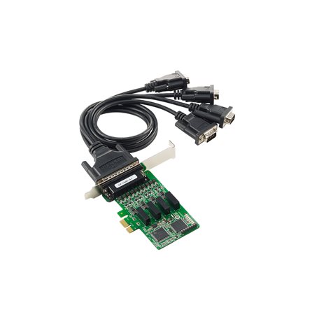MOXA 4 Port PCIe RS422, RS485 Serial Card