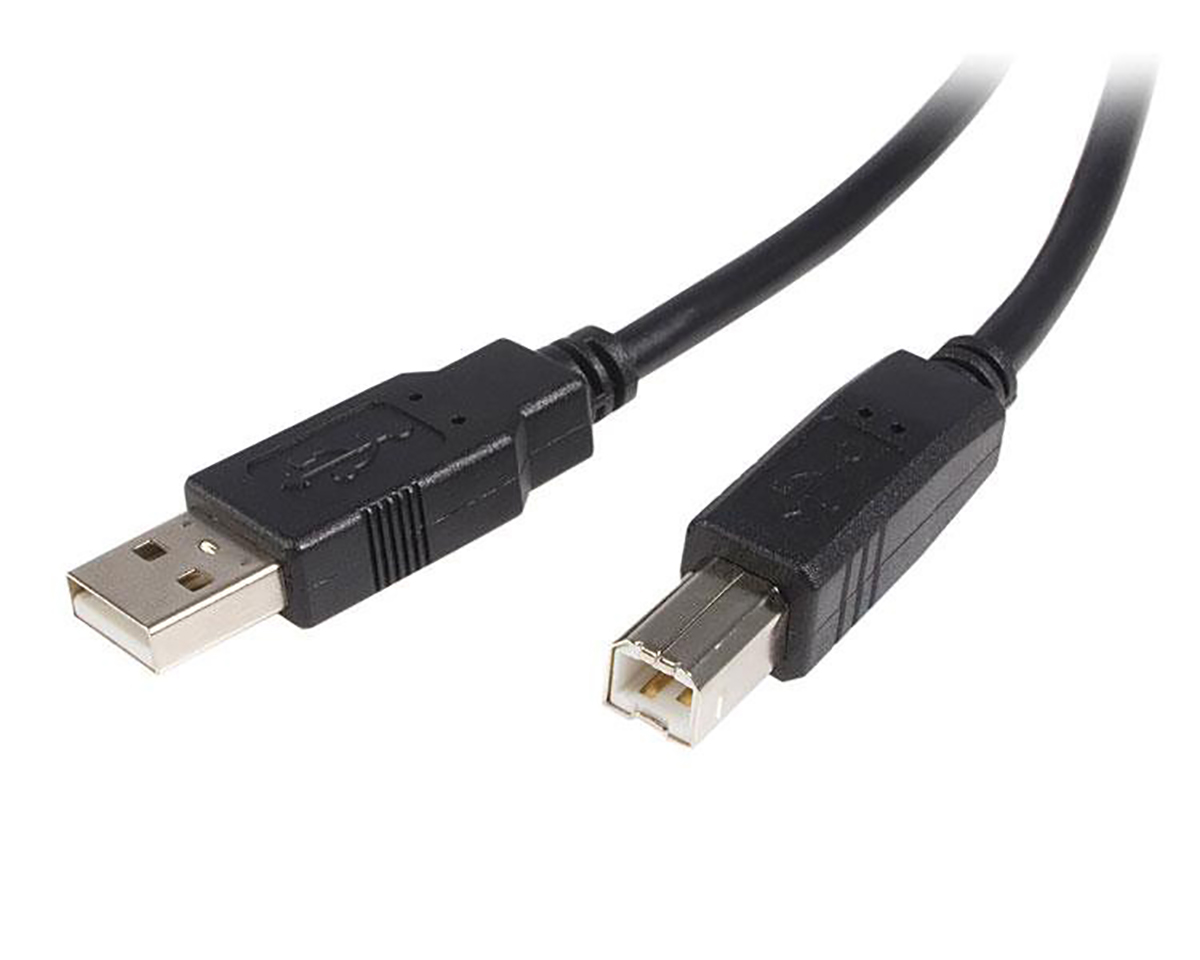 StarTech.com USB 2.0, Male USB A to Male USB B, 480Mbps, 1m