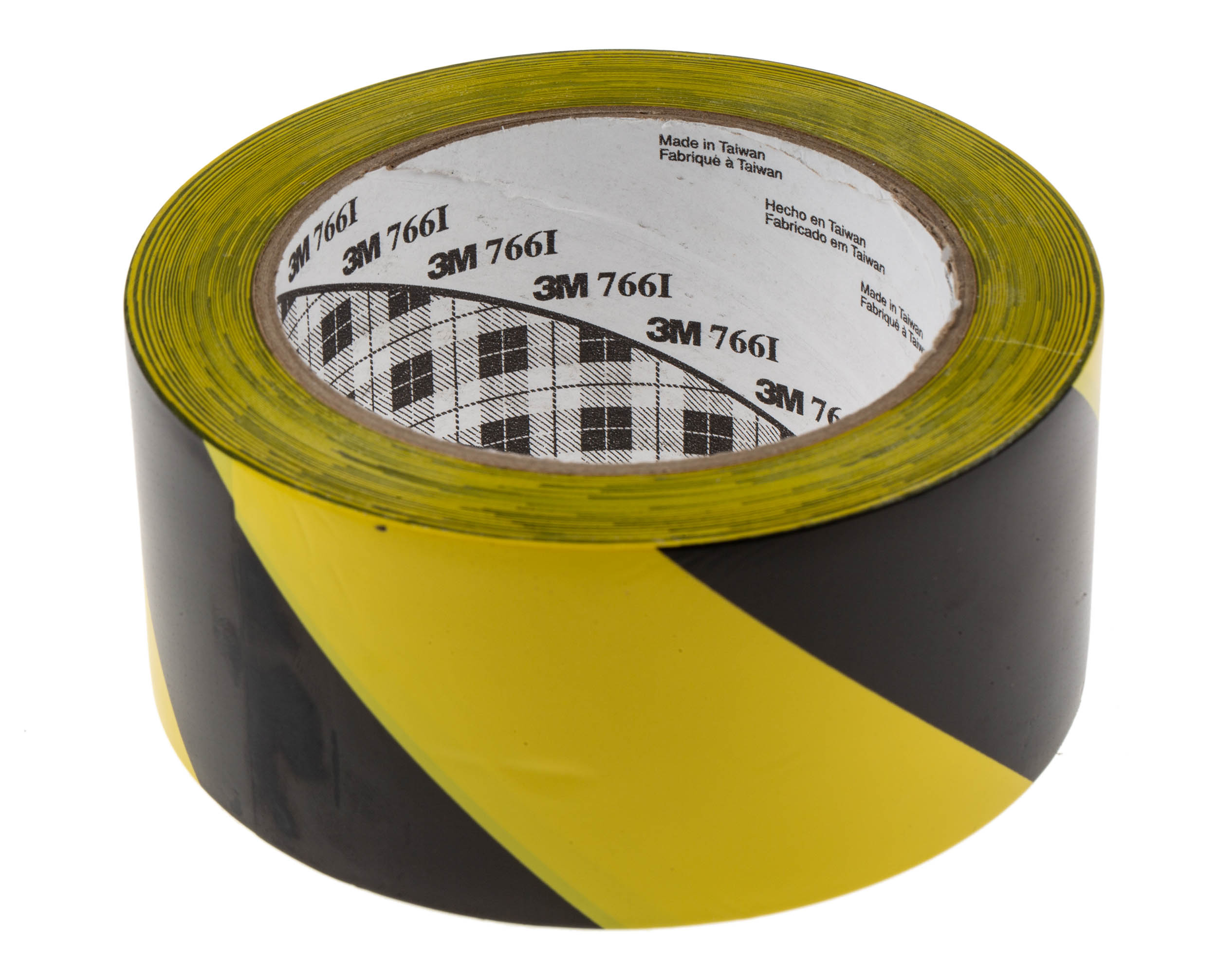 3M 766i Black, Yellow PVC 33m Lane Marking Tape, 0.13mm Thickness