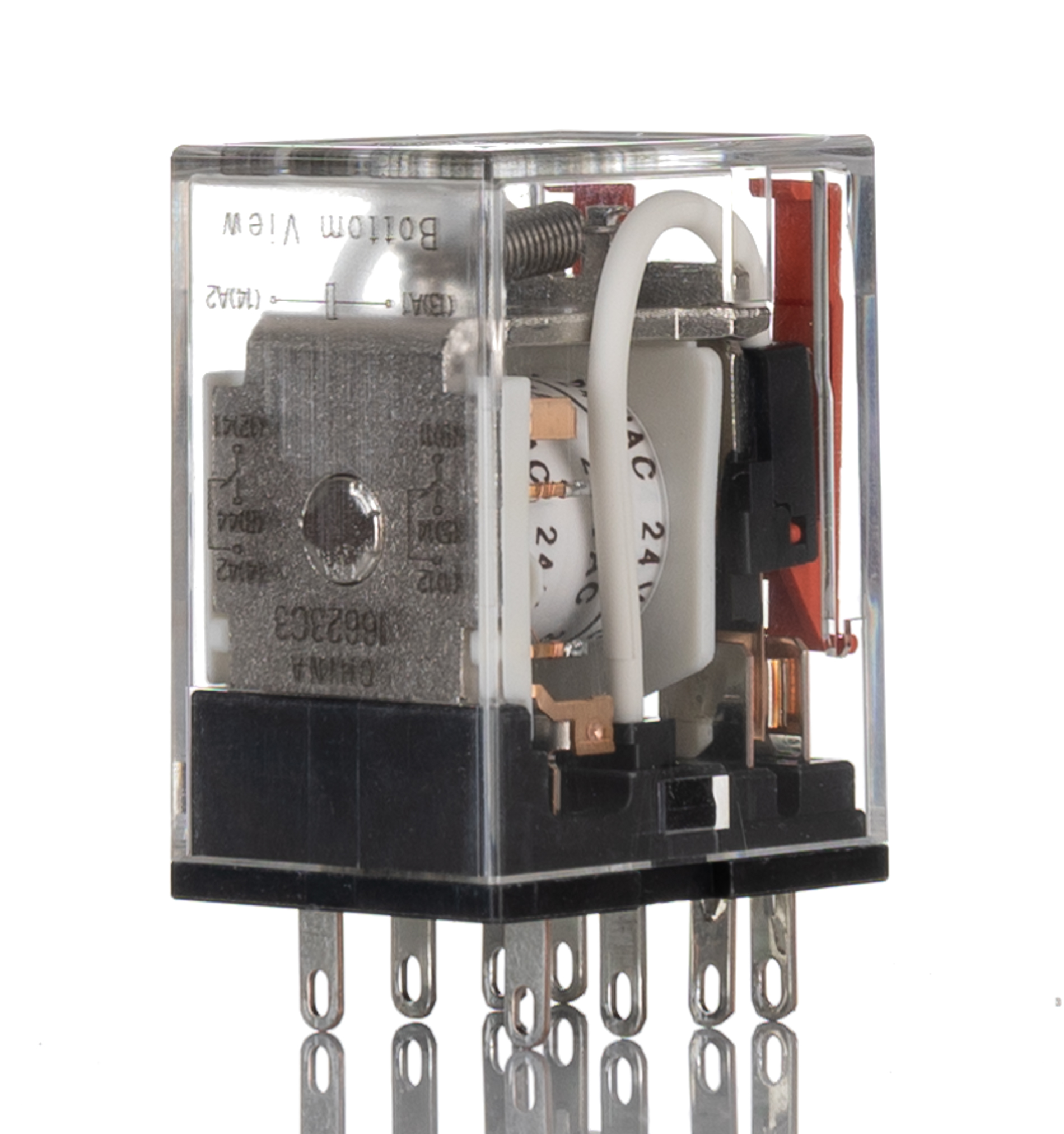 Omron Plug In Power Relay, 24V ac Coil, 10A Switching Current, DPDT