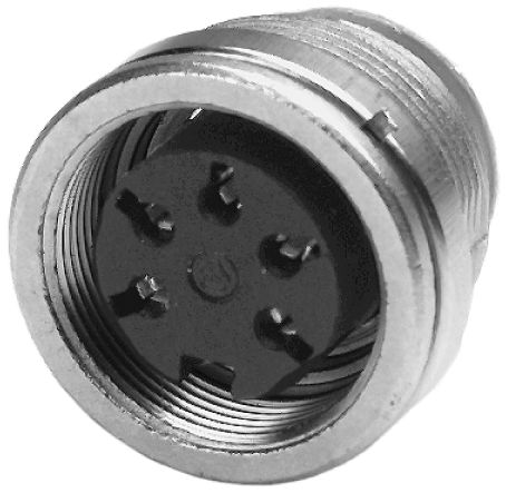Amphenol Industrial, signalmate C091 12 Pole M16 Din Socket, 3.0A, 150.0 V IP40, Screw On, Panel Mount