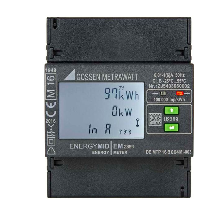 Gossen Metrawatt LCD Energy MeterEnergy Meter