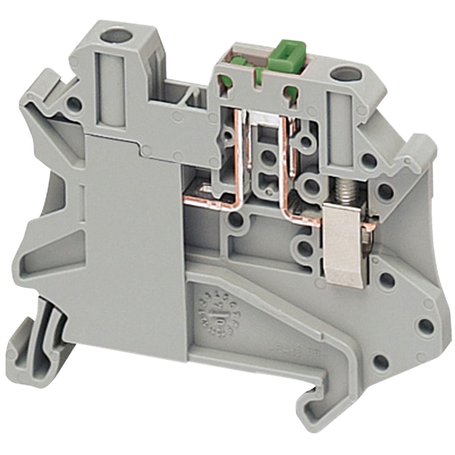 Schneider Electric NSYTRV42SC TRV Series Grey, 4mm², Screw Termination
