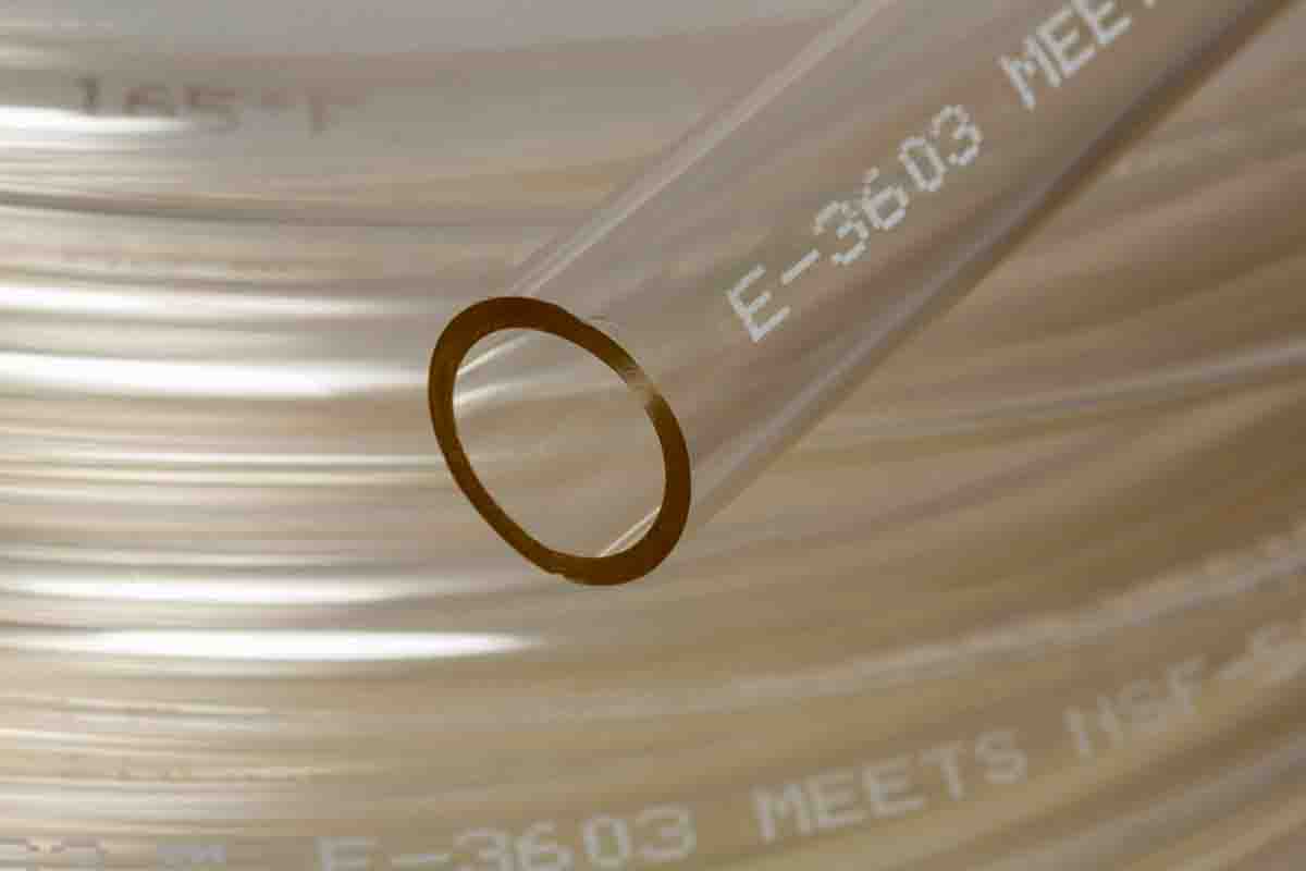 Saint Gobain Tygon® E-3603 Special PVC, Flexible Tube, 2.4mm ID, 5.6mm OD, Clear, 16m