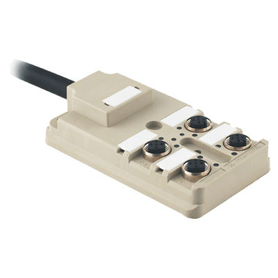 Weidmüller SAI Series Actuator Hub, M12, 5m cable, 4 way, 5 port