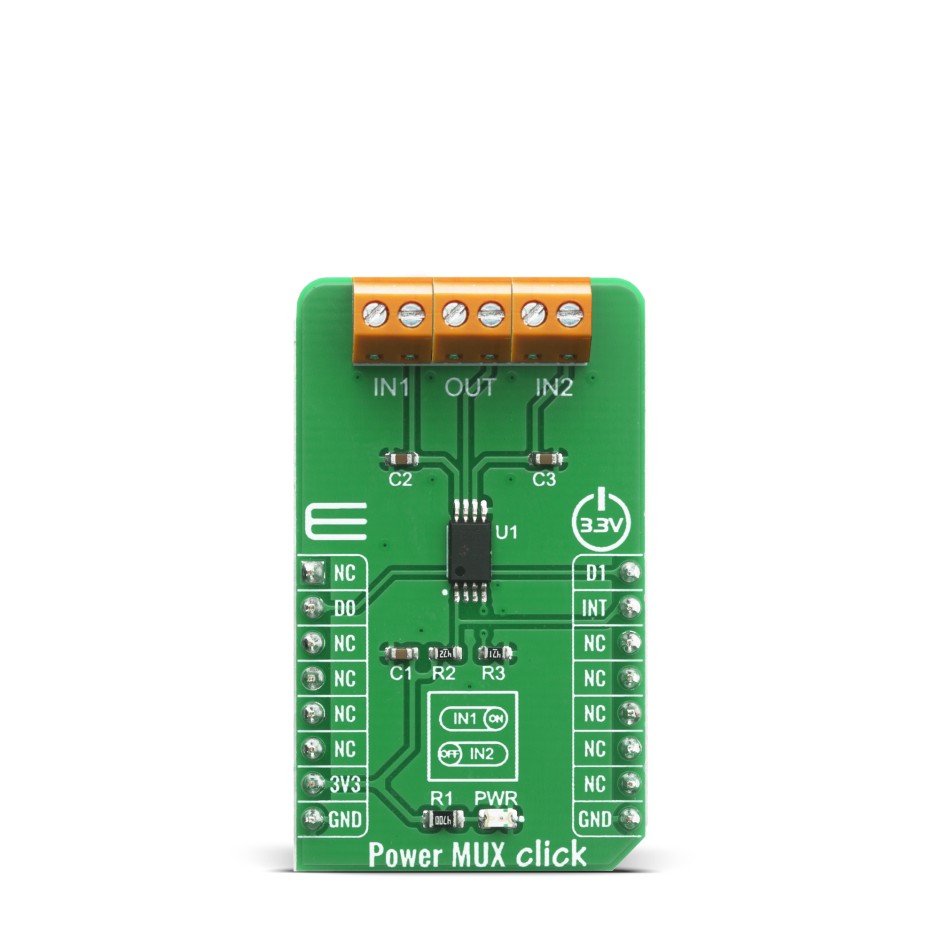 MikroElektronika DC Motor 6 Click Intelligent Power Switch for TPS2115APWR for PDAs, PC's