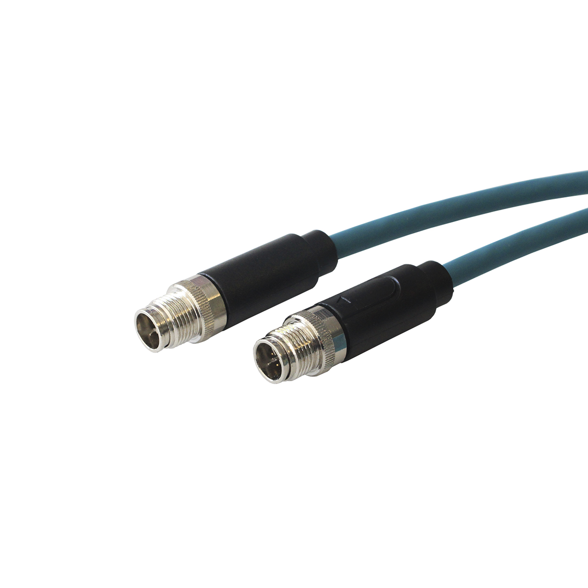 Bulgin Male 8 way M12 to Male 8 way M12 Sensor Actuator Cable