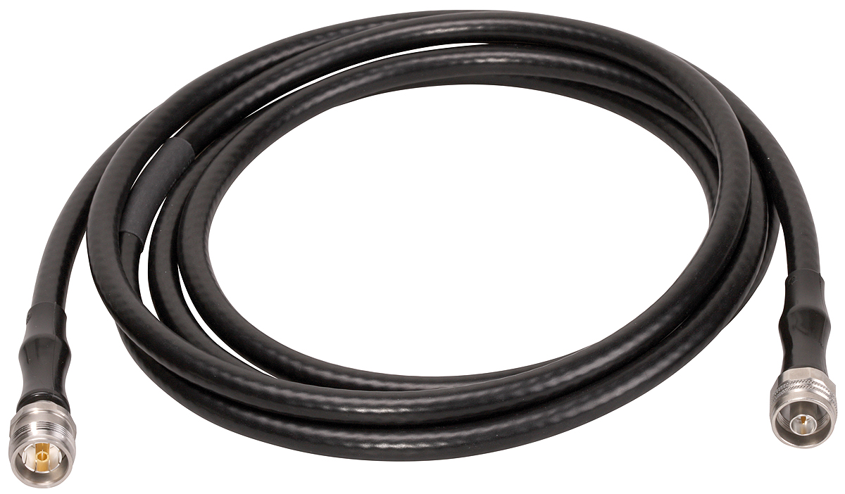 Huber+Suhner TLP Series Male DIN to Male DIN, 3 m 50 Ω