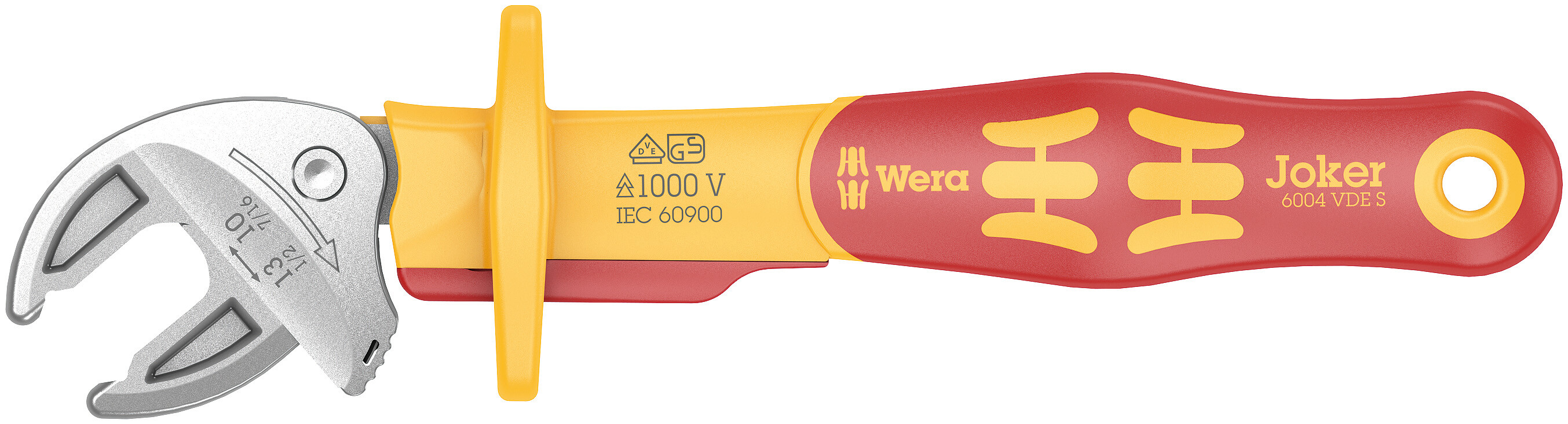 Wera Joker Series Spanner, 1/2in, Imperial, , 155 mm Overall, VDE/1000V