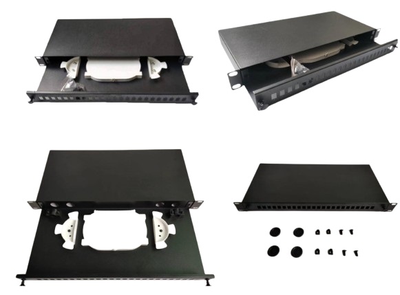 RS PRO 24 Port ST Duplex Fibre Optic Patch Panel, 1U