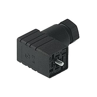 Hirschmann GDSN 207 2P+E DIN 43650 C, Female Solenoid Valve Connector, 250 V ac/dc Voltage