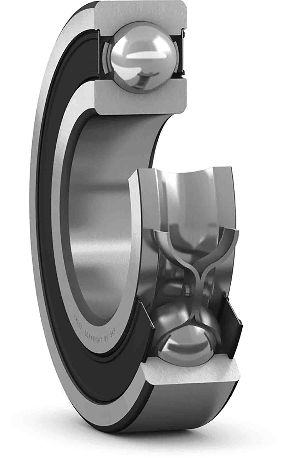 SKF 6309-Z/C3 1 Row Ball Bearing - 45 mm ID, 100 mm OD