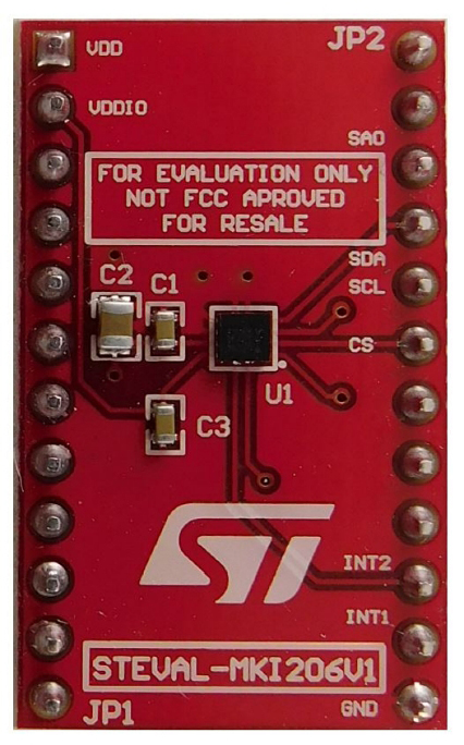 STMicroelectronics AIS2DW12 Adapter Board Adapter Board for AIS2DW12 Standard DIL 24 Socket
