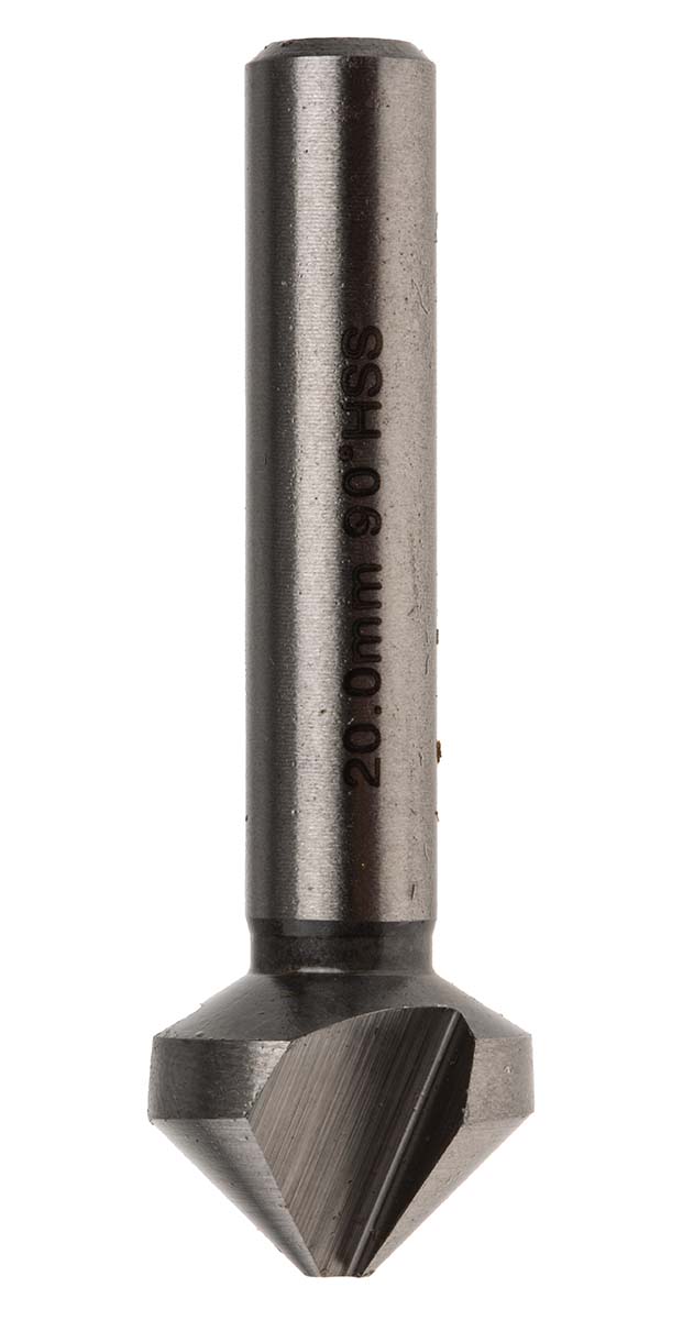RS PRO HSS Drill Bit, 20mm Head, 3 Flute(s), 90°, 1 Piece(s)