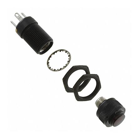 Dialight Red Panel Mount Indicator, 11.9mm Mounting Hole Size