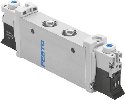 Festo 3/2 Solenoid Valve - Pilot G 1/8 VUVG Series 24V dc, 566496