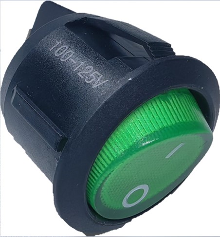 RS PRO Illuminated DPST, Off-None-On Rocker Switch Panel Mount