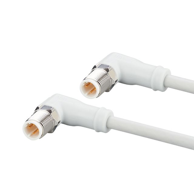 ifm electronicEVF, 5m Cat5e, Grey M12 x 2 to Male Unterminated, Shielded, Terminated MPPE Sheath