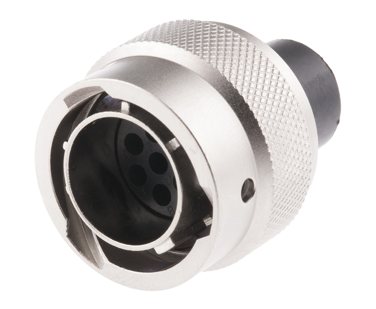 Souriau Sunbank by Eaton, UTO 10 Way Cable Mount MIL Spec Circular Connector Plug, Pin Contacts,Shell Size 12, Bayonet