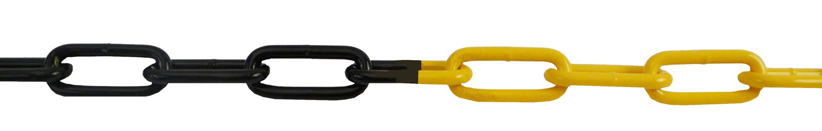 RS PRO Black & Yellow Steel Chain Barrier