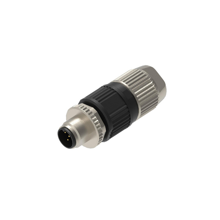 Lumberg Automation Industrial Circular Connector, 4 Contacts, Cable, M12 Connector, Plug, Male, IP65, IP67, M12 IDC