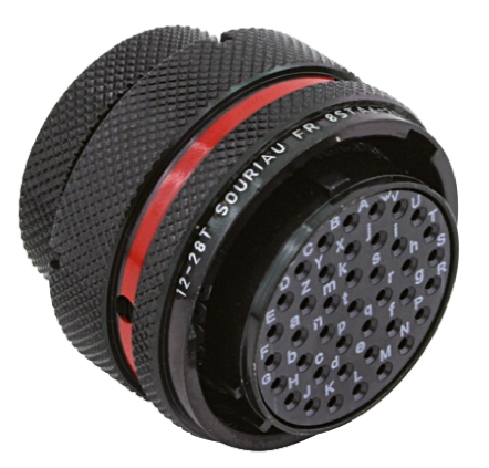 Souriau Sunbank by Eaton Circular Connector, 41 Contacts, Cable, Standard Connector, Plug, Female, IP67, 8STA Series