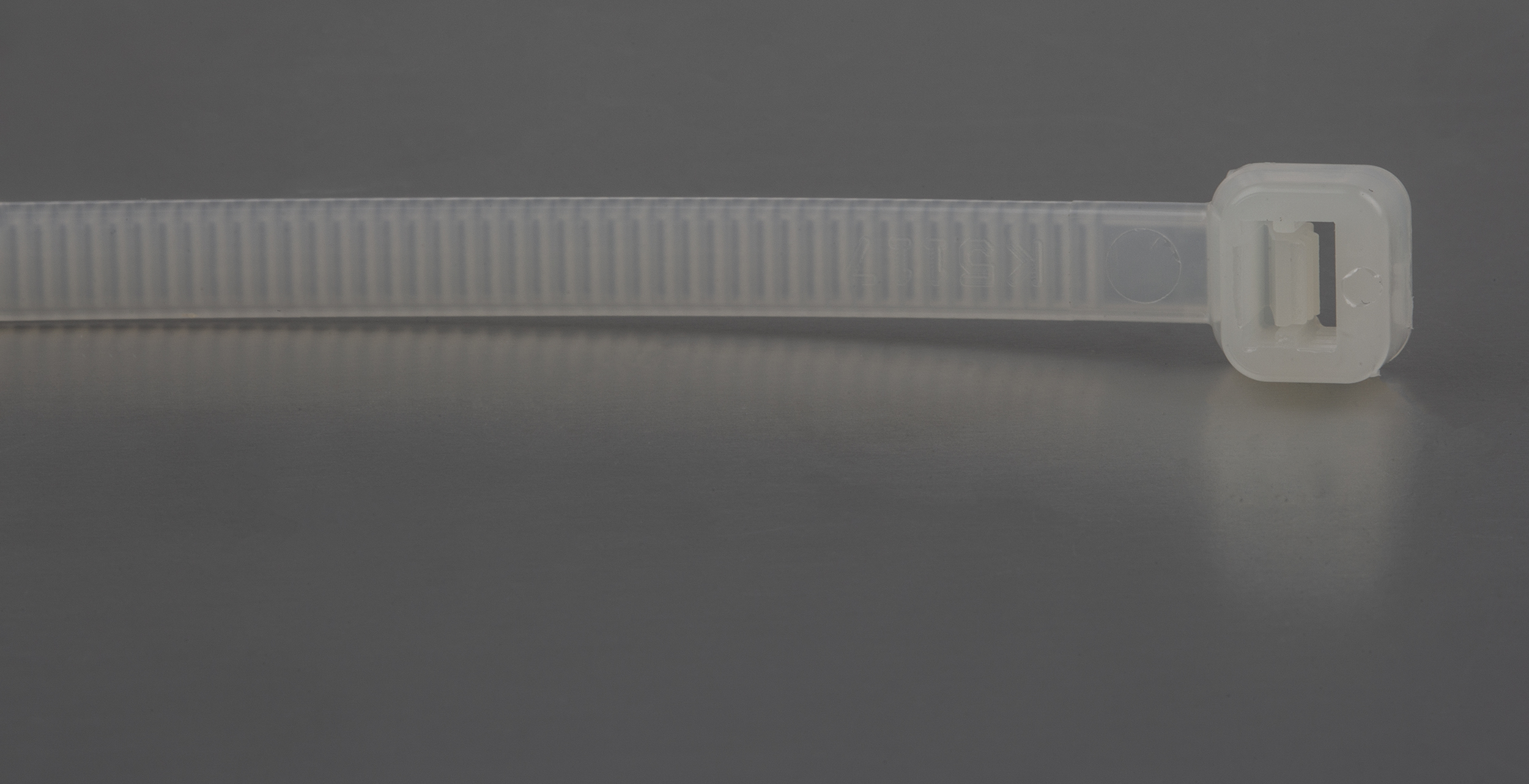 RS PRO Cable Tie, 300mm x 4.8 mm, Natural Nylon, Pk-100