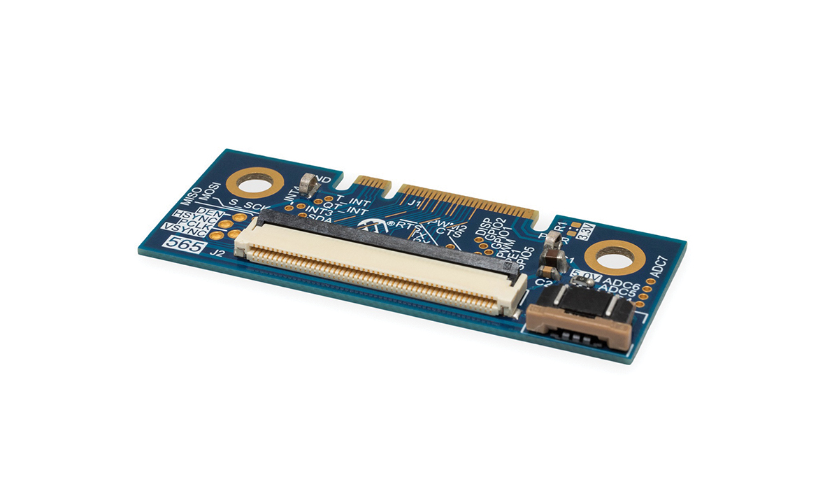 Microchip AC320212, 565 LCD Adapter Graphics Card LCD Adapter Board for DM320113, DM320209, AC320005-4, AC320005-5