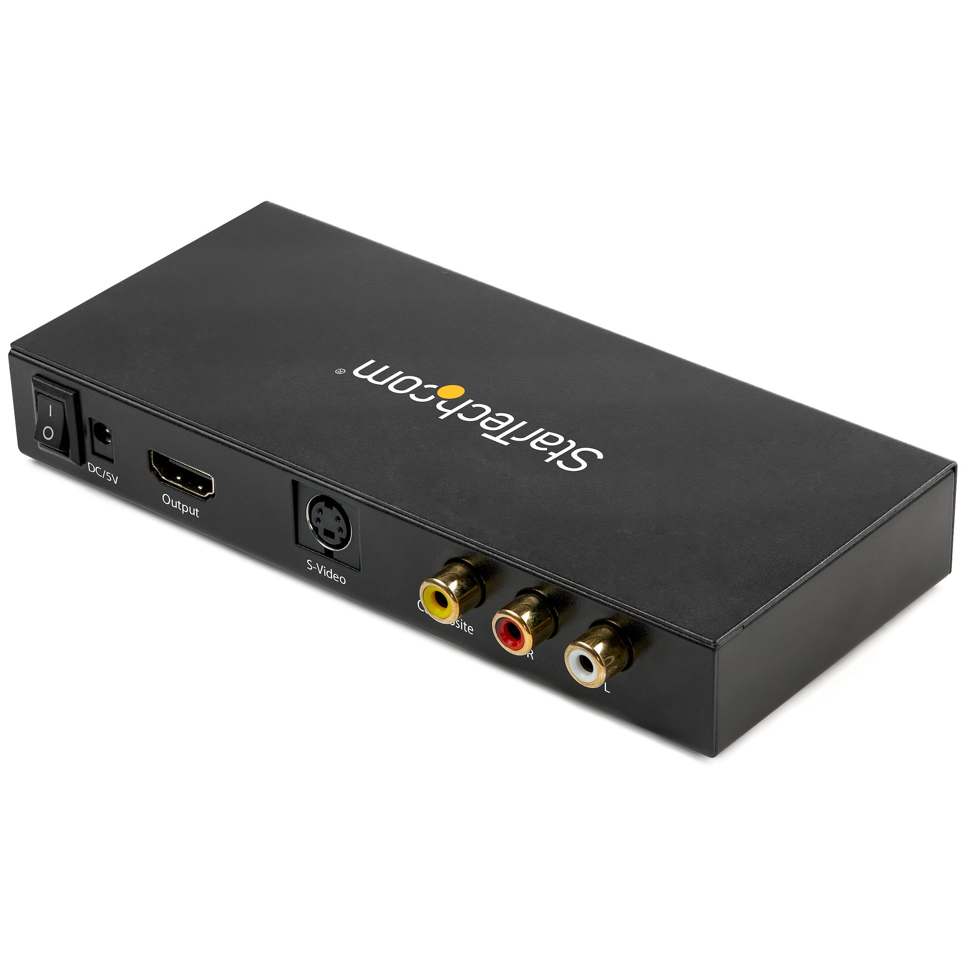 StarTech.com 2 port Composite, Audio RCA, S-Video to HDMI Video Converter, 1280 x 720 Maximum Resolution