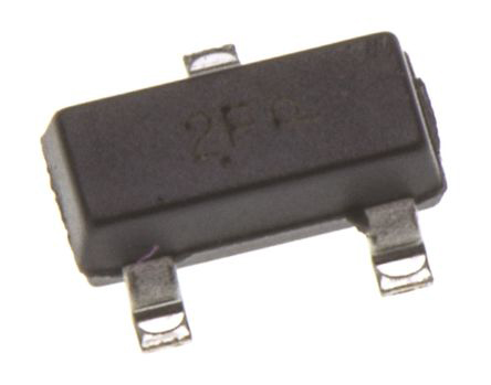 onsemi MMBT2907ALT1G PNP Transistor, -600 mA, -60 V, 3-Pin SOT-23