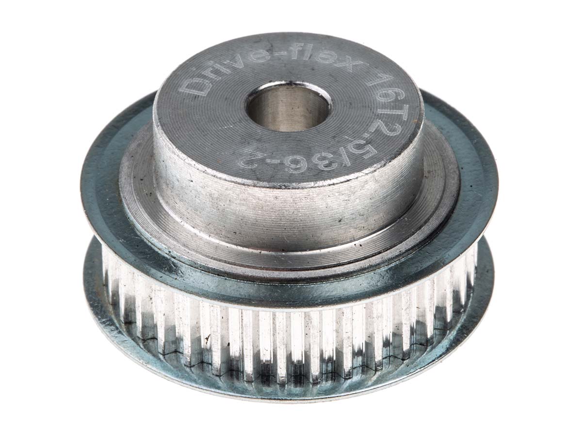 RS PRO Timing Belt Pulley, Aluminium 6mm Belt Width x 2.5mm Pitch, 36 Tooth