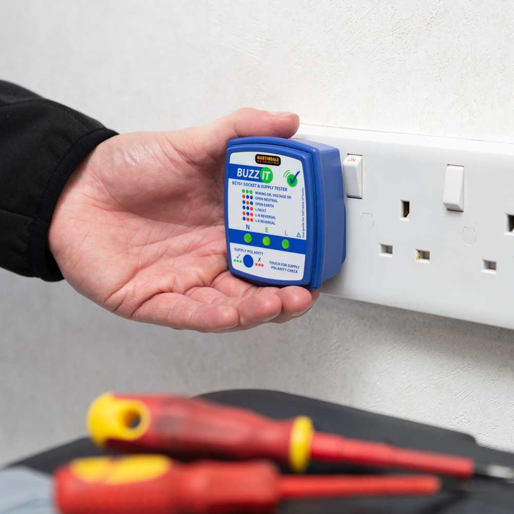 Martindale, Model BZ701 Socket Tester 230V ac RS Calibration