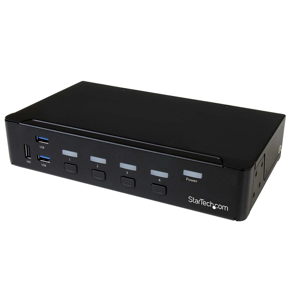 StarTech.com 4 Port USB DisplayPort KVM Switch, 3.5 mm Stereo 3840 x 2160 Maximum Resolution