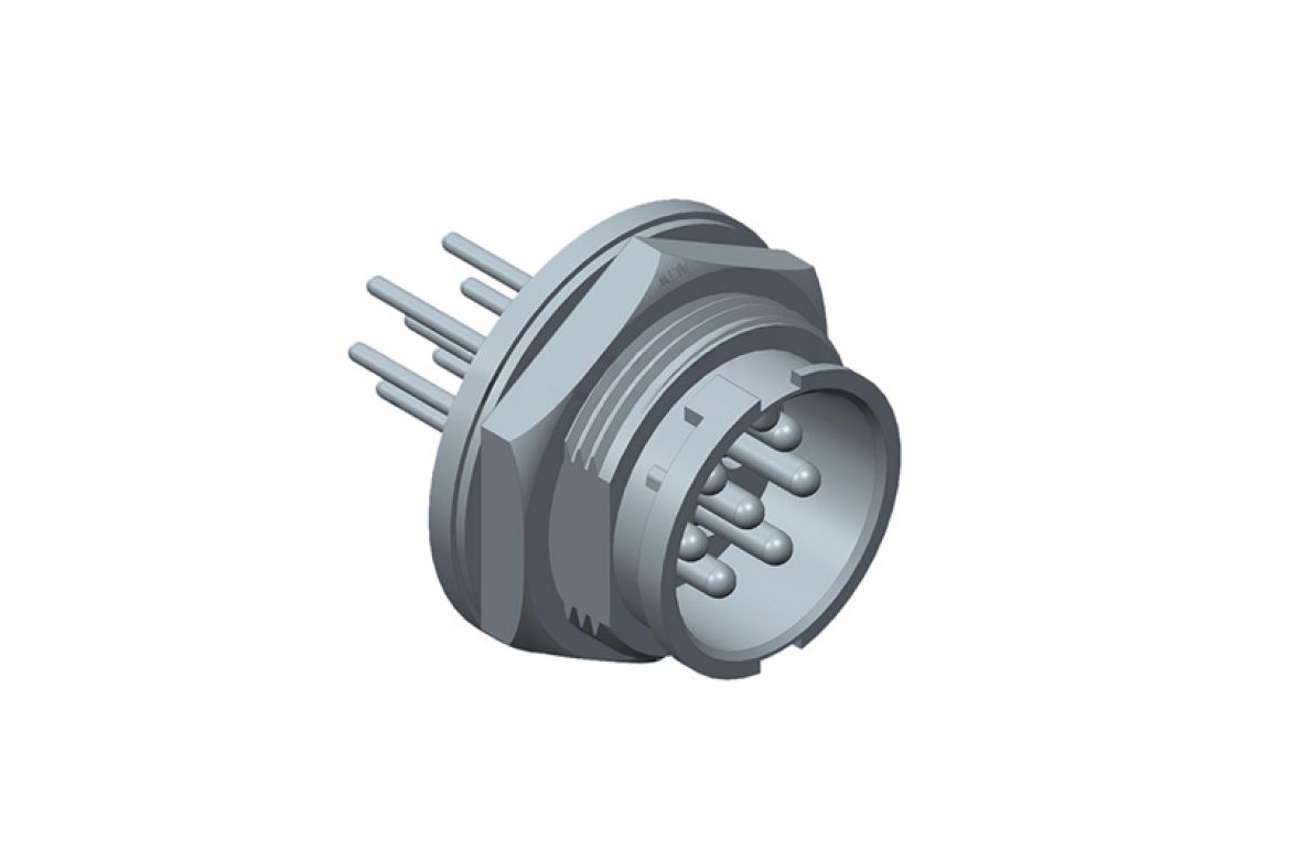 Amphenol Industrial Industrial Circular Connector, 18 Contacts, Threaded, Plug, Male, IP68, Ceres Series