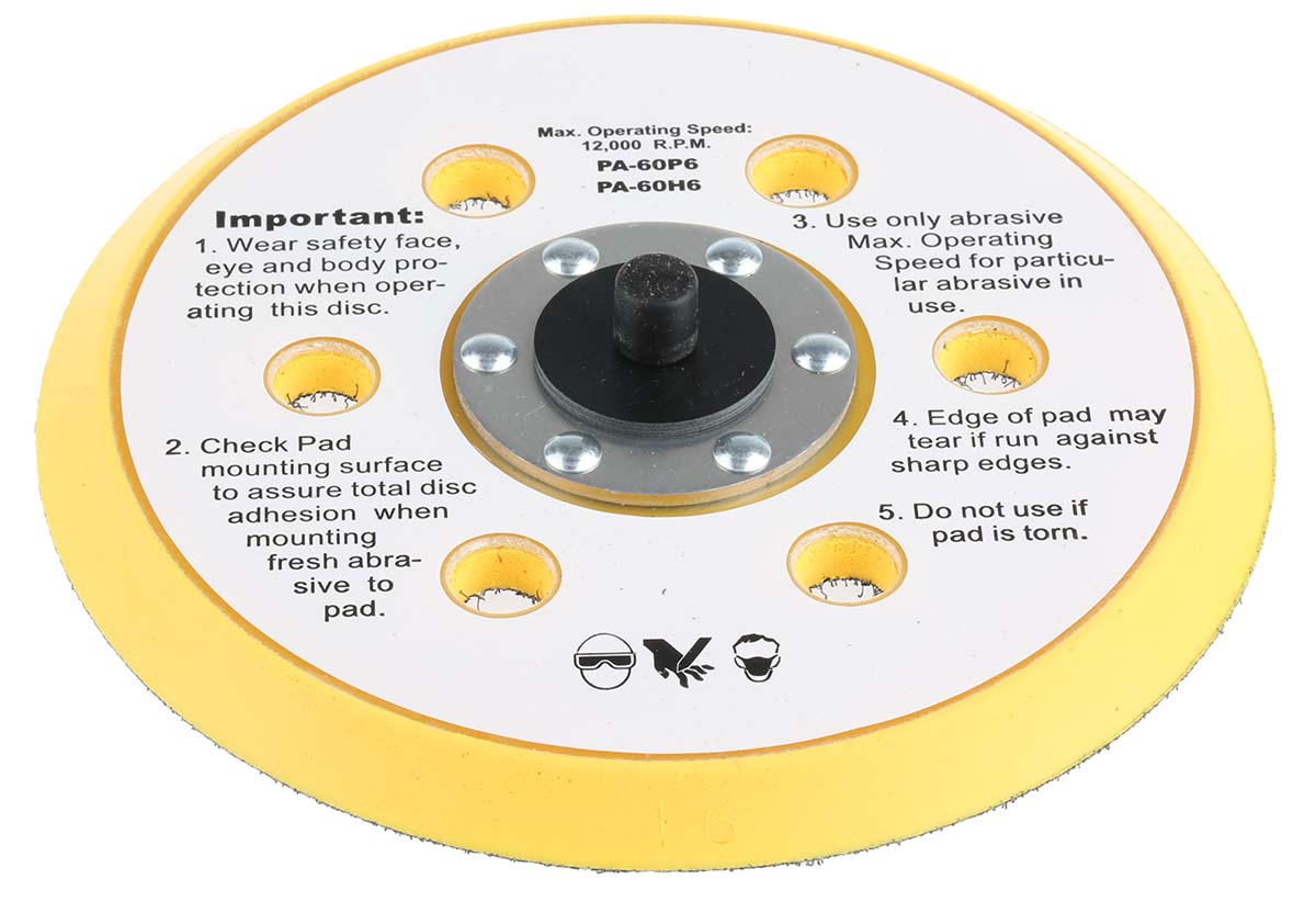 RS PRO Backing Pad, 150mm Diameter