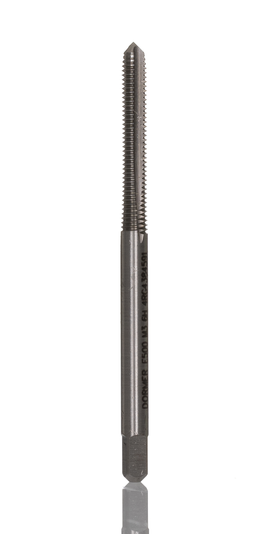 Dormer Threading Tap HSS 1-Piece 0.5mm Pitch Metric Standard Machine Tap M3 Thread