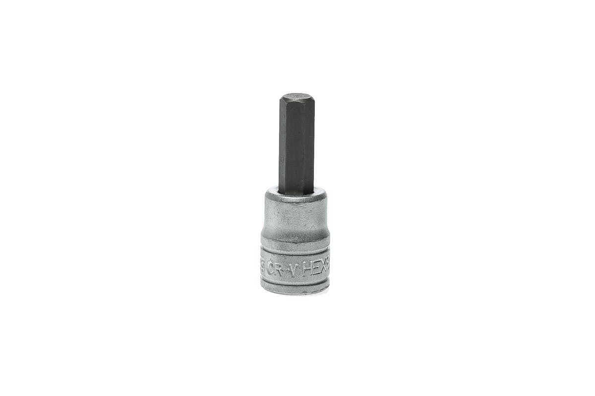 Teng Tools 3/8 in Drive Bit Socket, Hex Bit, 8mm