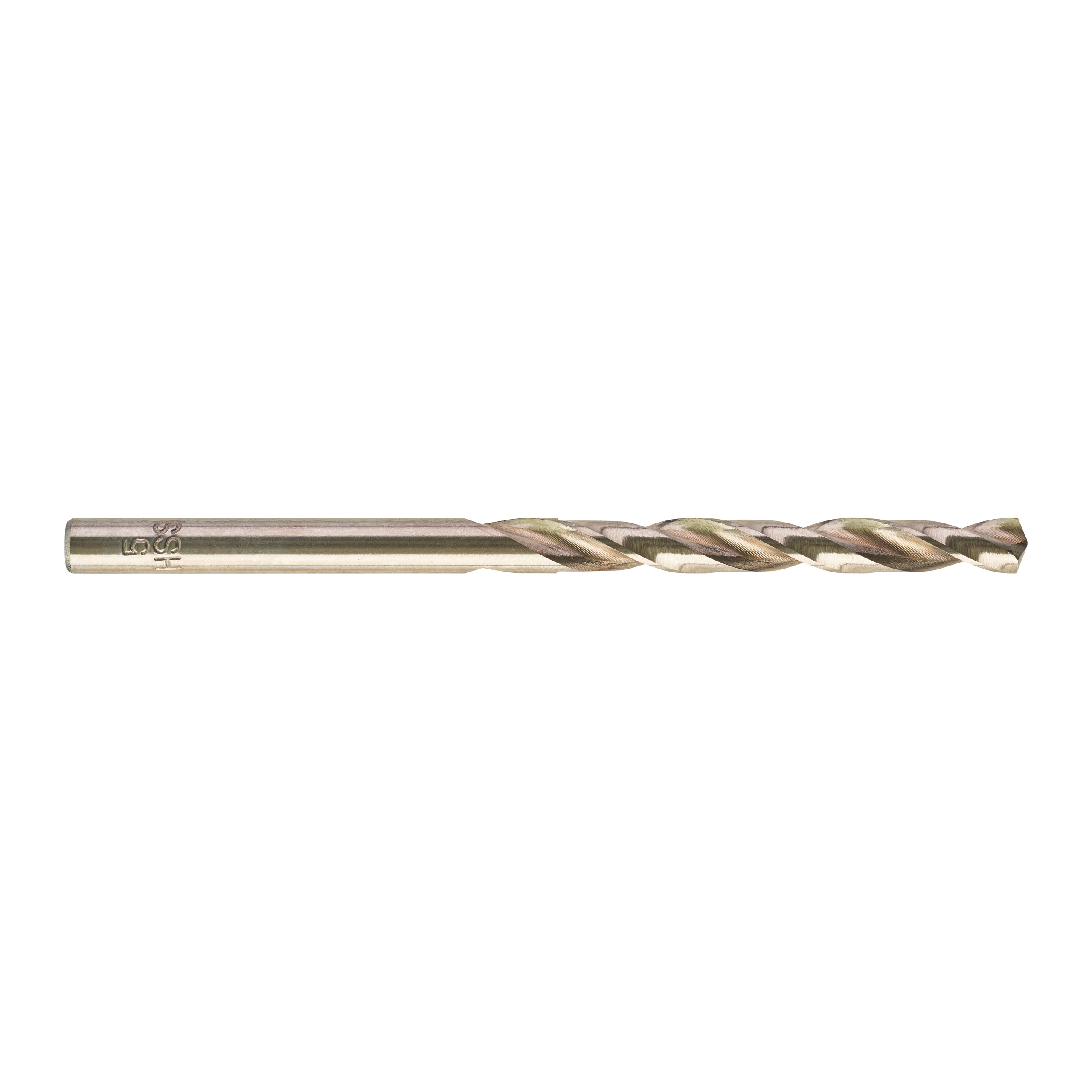 4932 Series HSS-G Twist Drill Bit for Metal, 5mm Diameter, 86 mm Overall