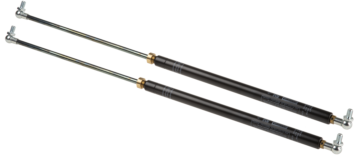 Camloc Steel Gas Strut, with Ball & Socket Joint, 564.0mm Extended Length, 250.0mm Stroke Length