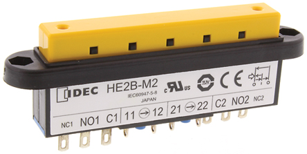 Idec Safety Enabling Switch, SPST, IP40