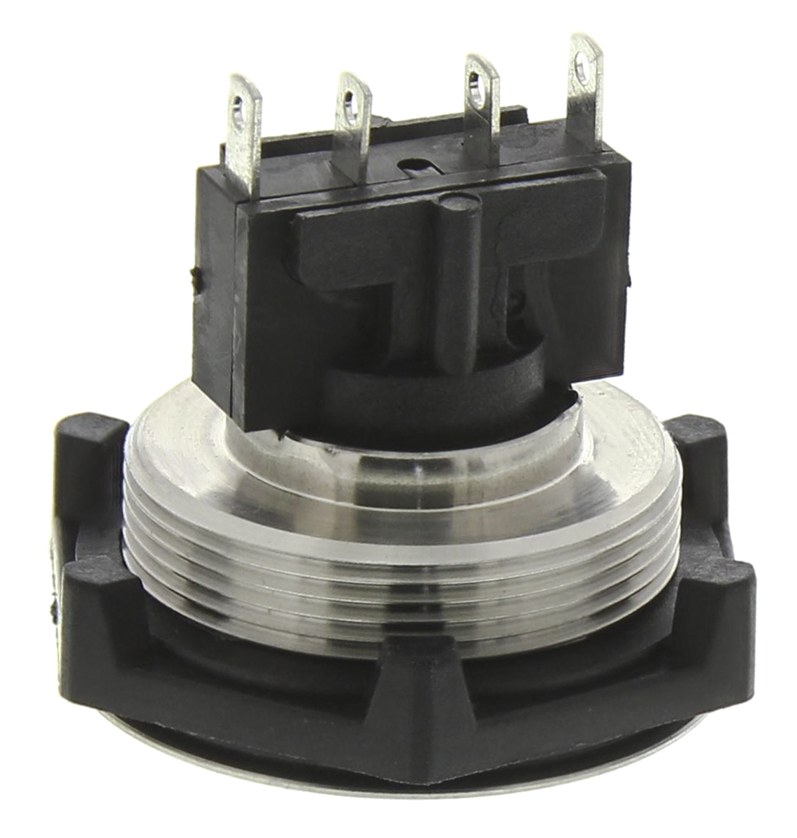 Bulgin Push Button Switch, Momentary, Panel Mount, 27.7mm Cutout, SPDT, 250V ac, IP68