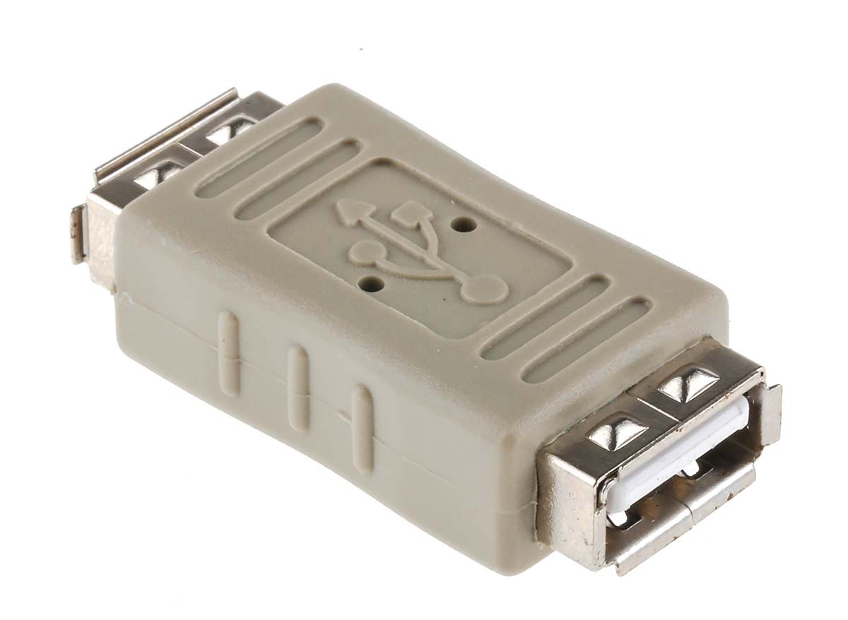 RS PRO USB A Female to USB A Female Adapter