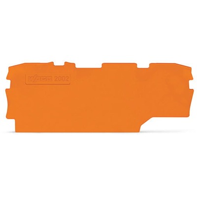 WAGO TOPJOB S Series End and Intermediate Plate for Use with DIN Rail Terminal Block, ATEX, IECEx