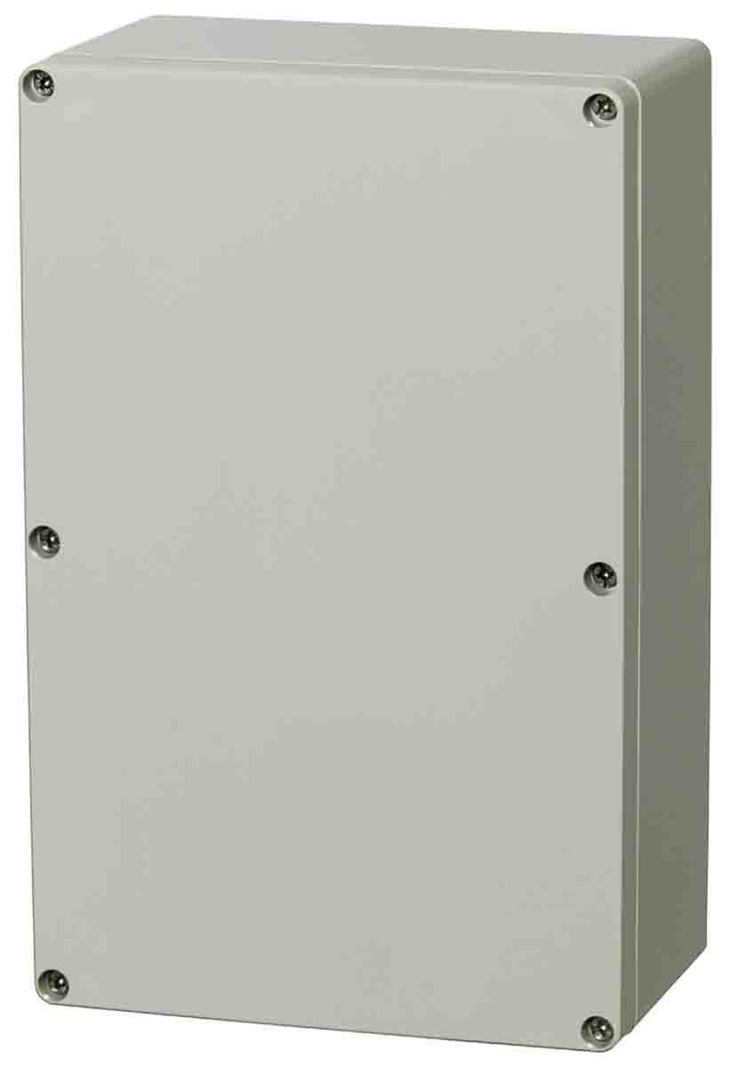 Fibox Grey Polycarbonate Enclosure, IP66, IP67, Grey Lid, 250 x 160 x 150mm