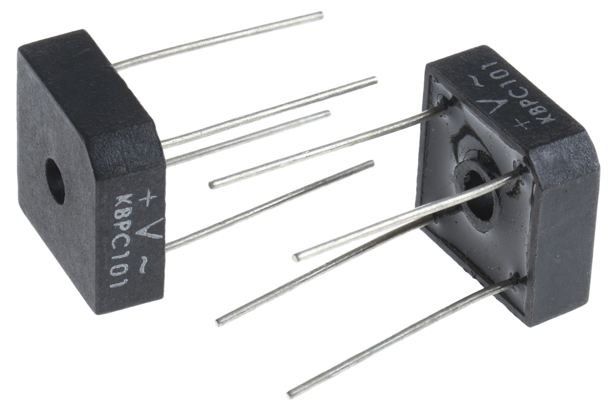 Vishay Bridge Rectifier, 3A, 100V, 4-Pin