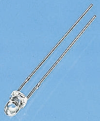 Vishay3 V Green LED 3mm Through Hole, TLHG4205