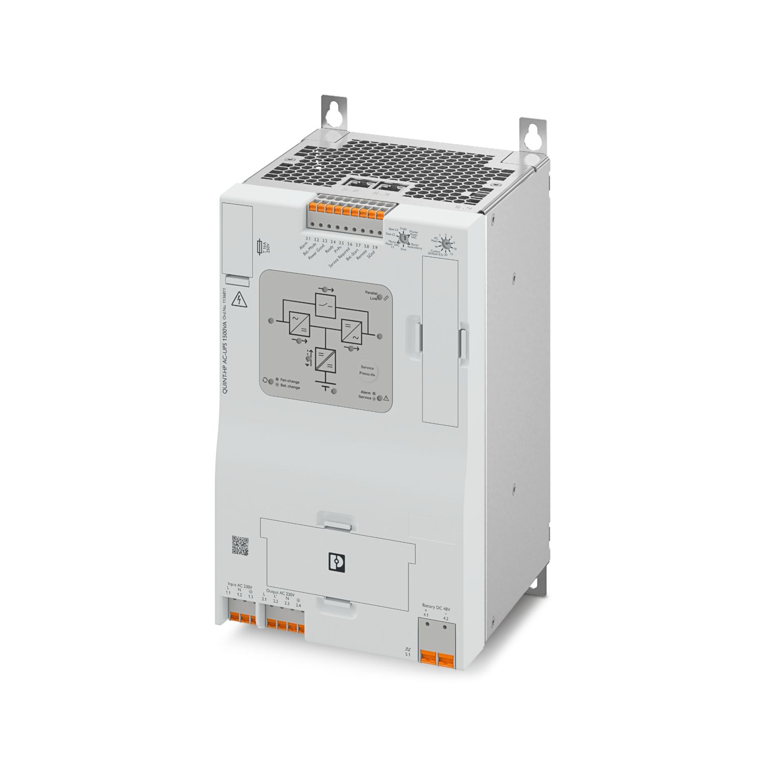 Phoenix Contact 230V ac Input Panel Mount Uninterruptible Power Supply, 1500VA (1.35kW), QUINT-HP-UPS